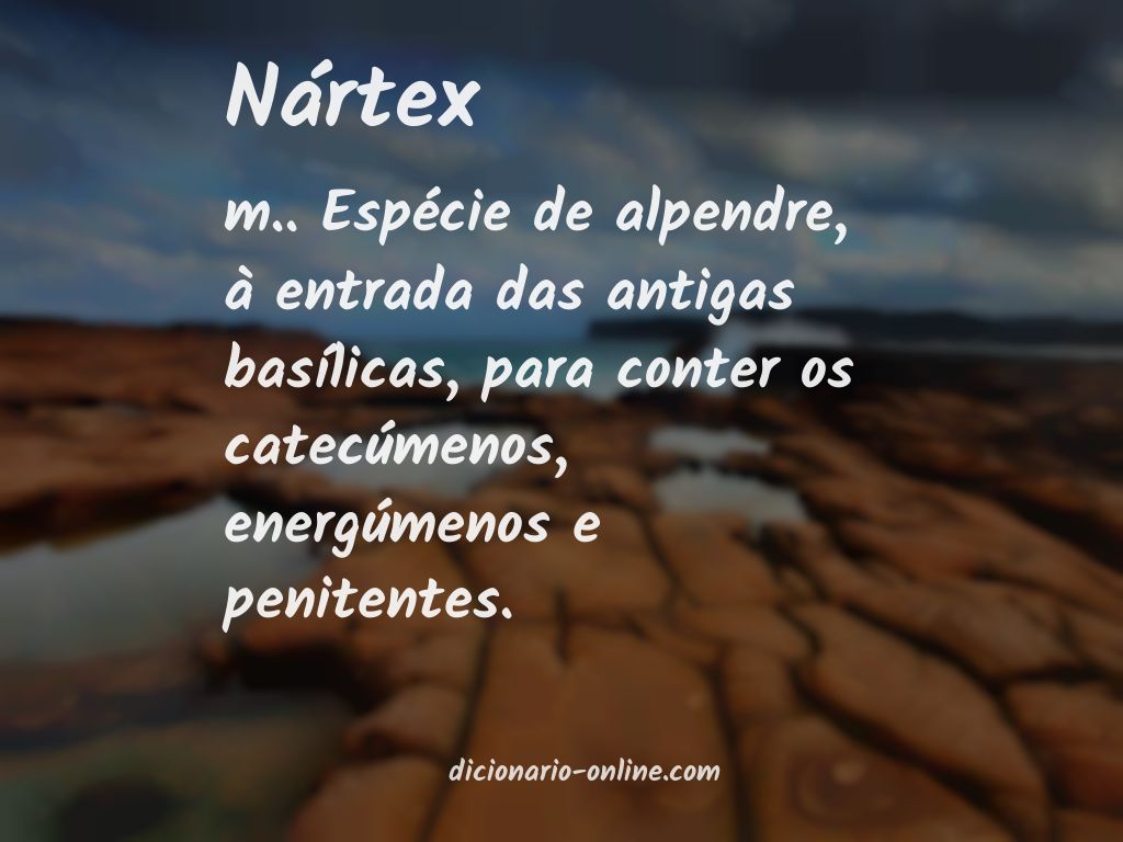 Significado de nártex