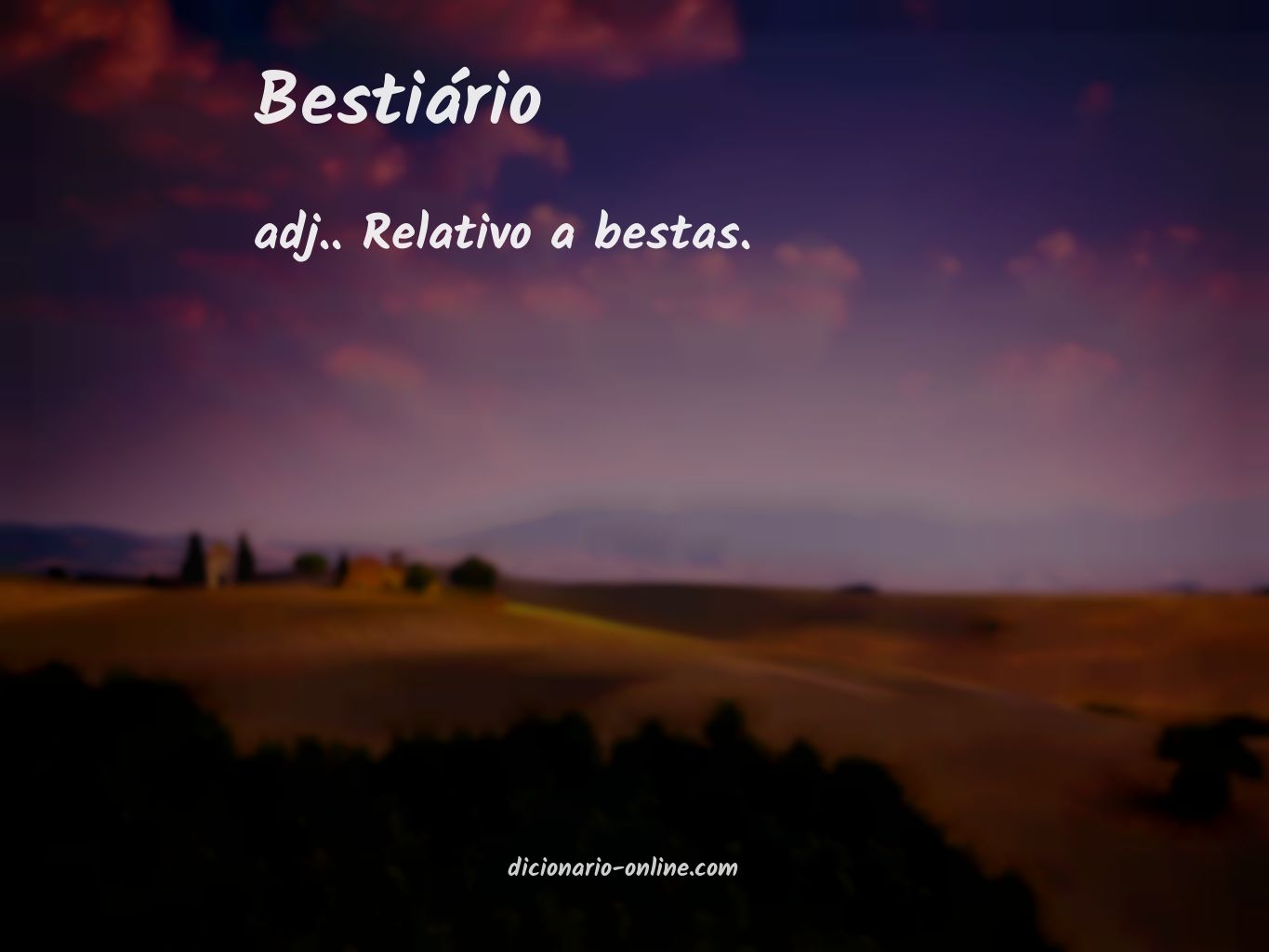 Significado de bestiário