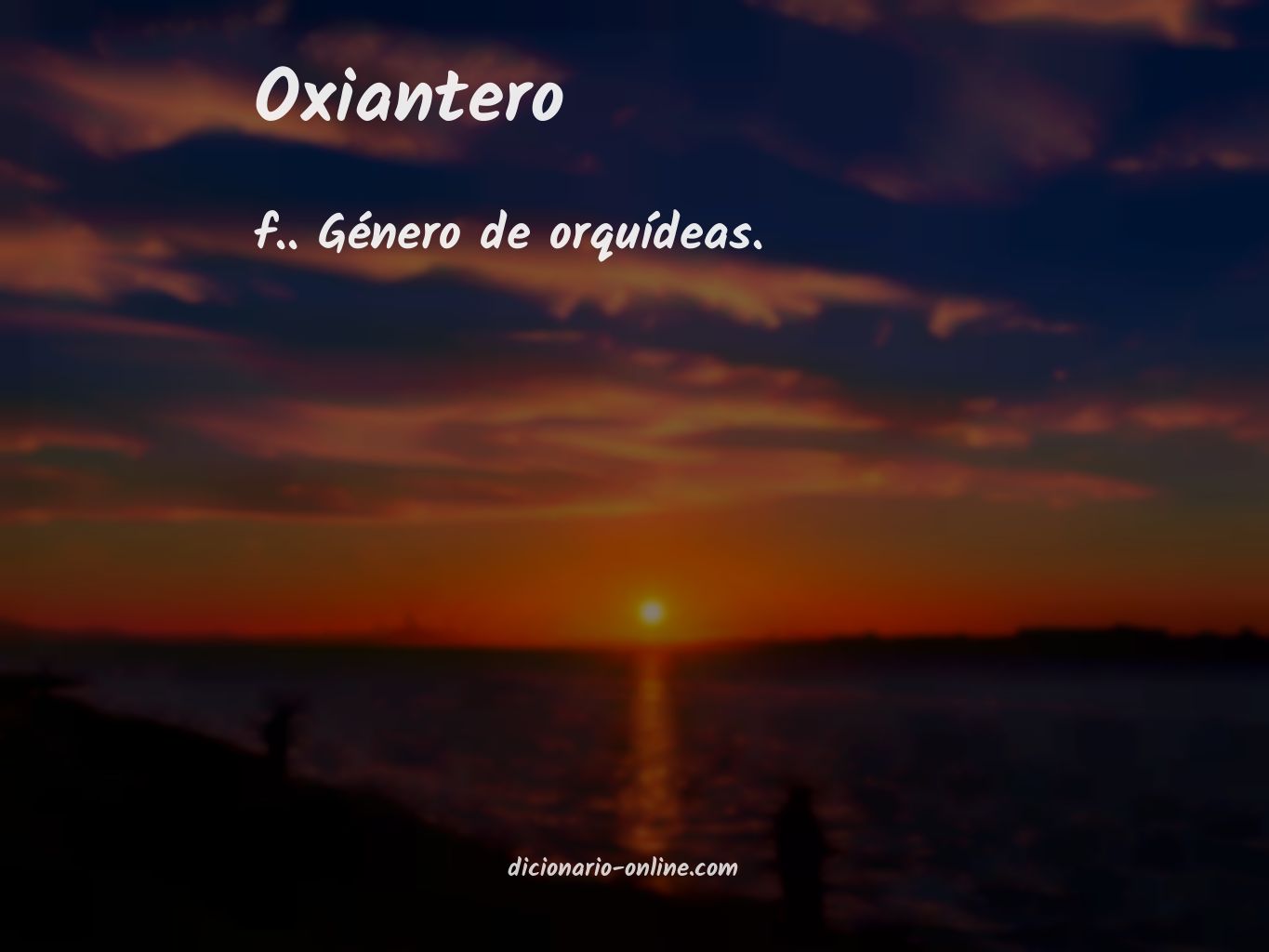 Significado de oxiantero