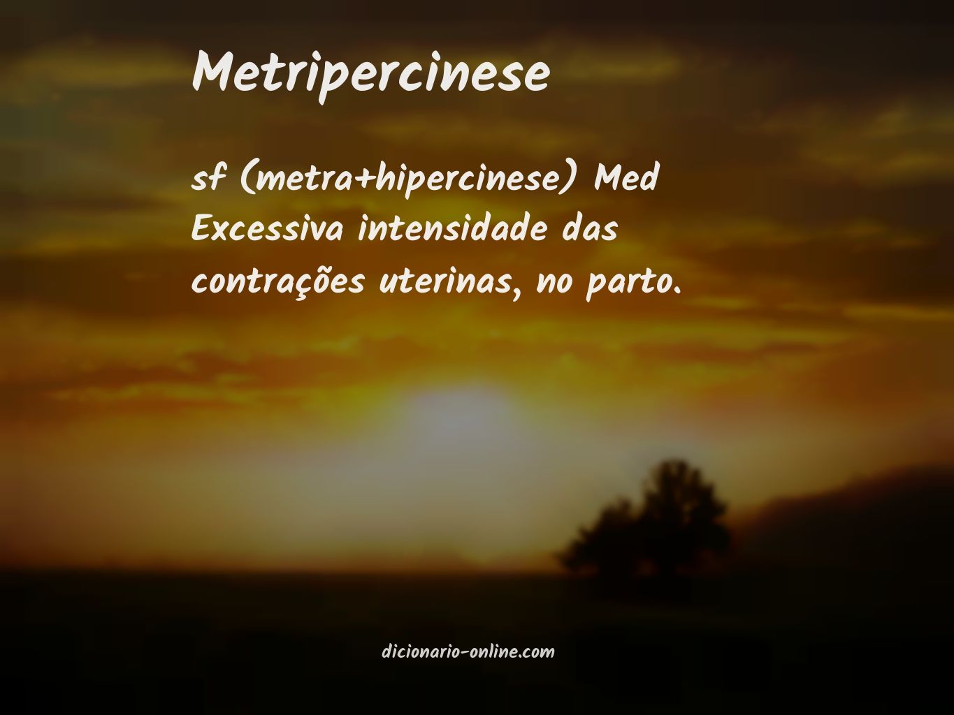 Significado de metripercinese