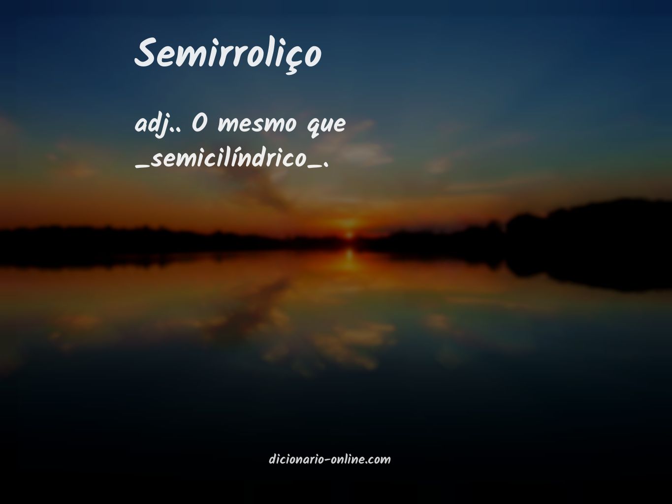 Significado de semirroliço