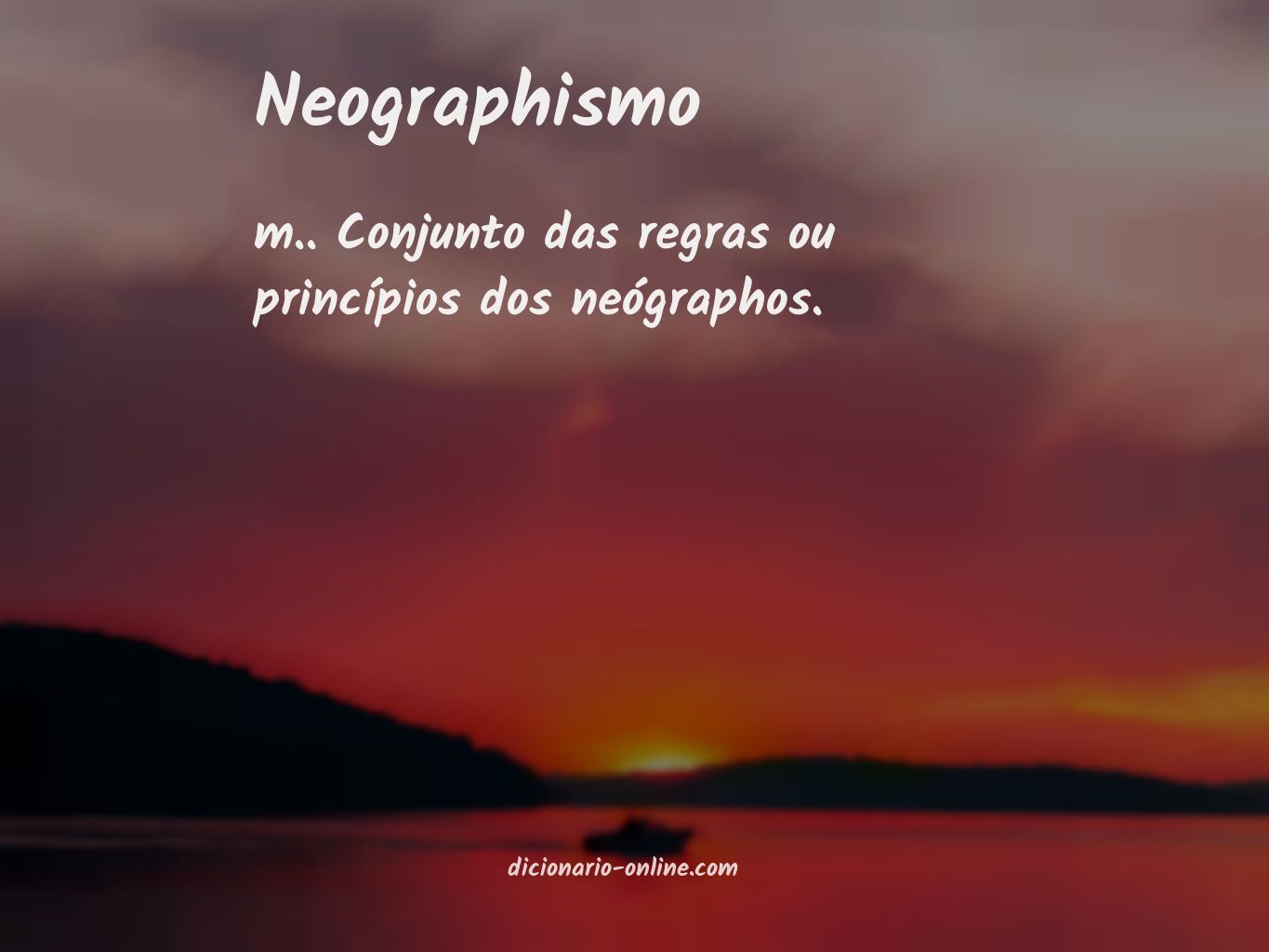 Significado de neographismo