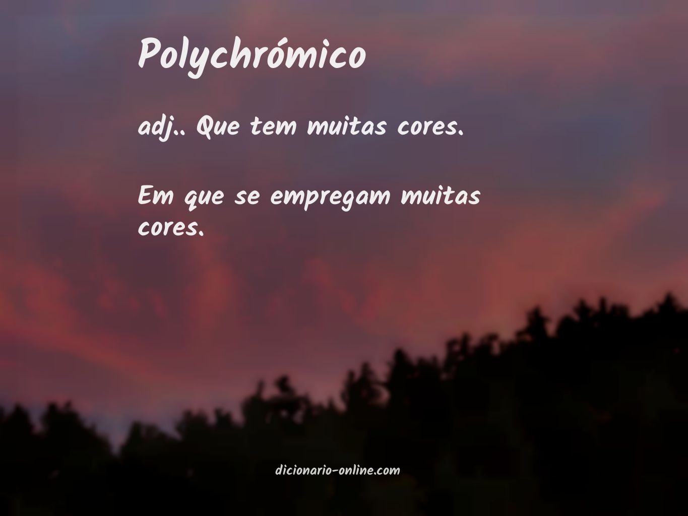 Significado de polychrómico