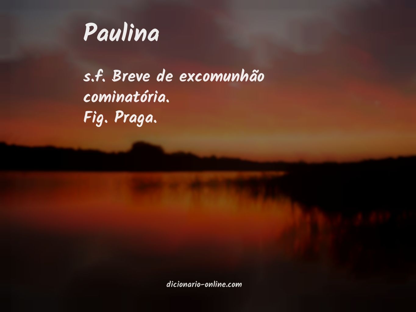 Significado de paulina