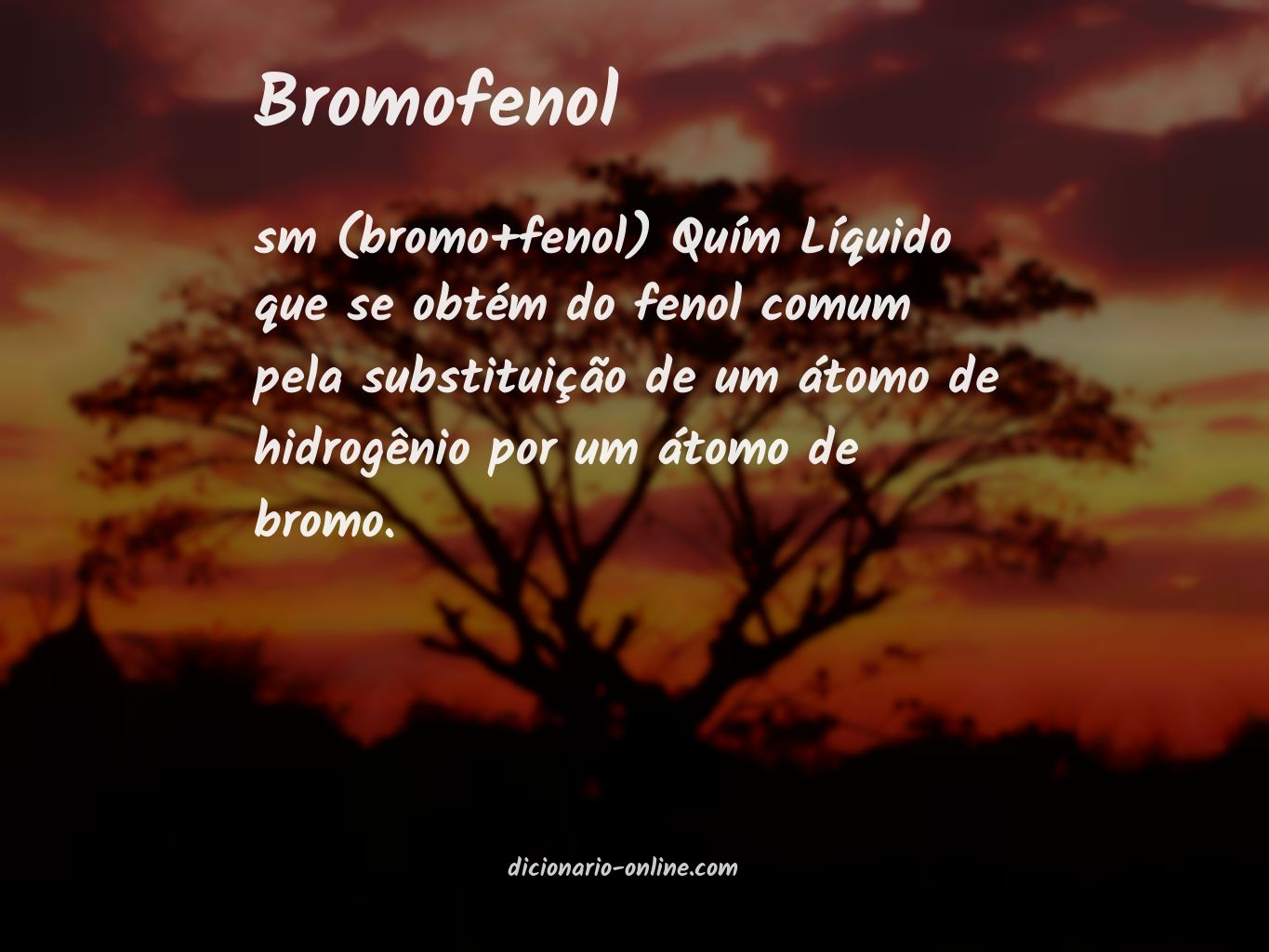 Significado de bromofenol