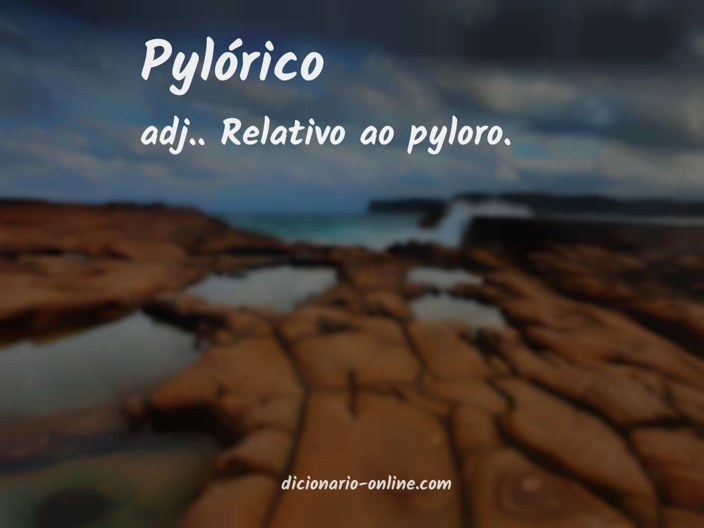 Significado de pylórico