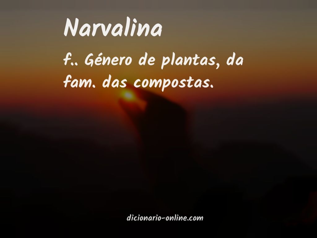 Significado de narvalina