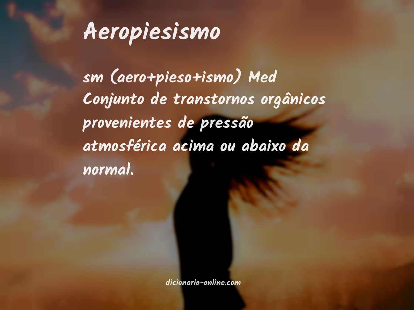 Significado de aeropiesismo