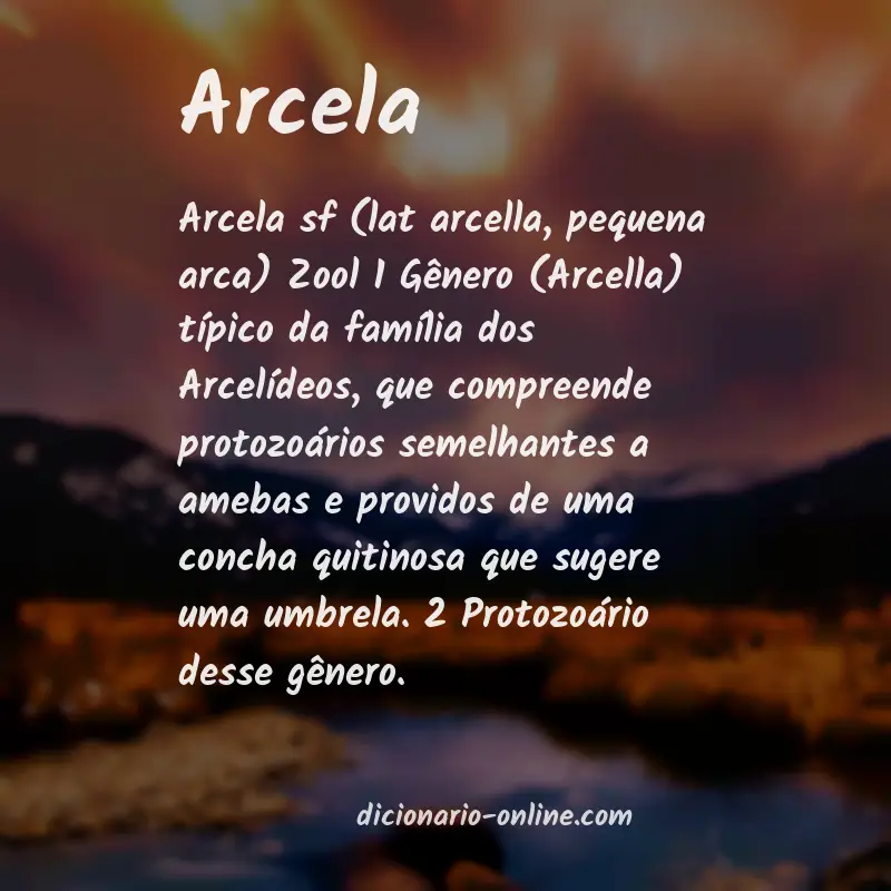 Significado de arcela