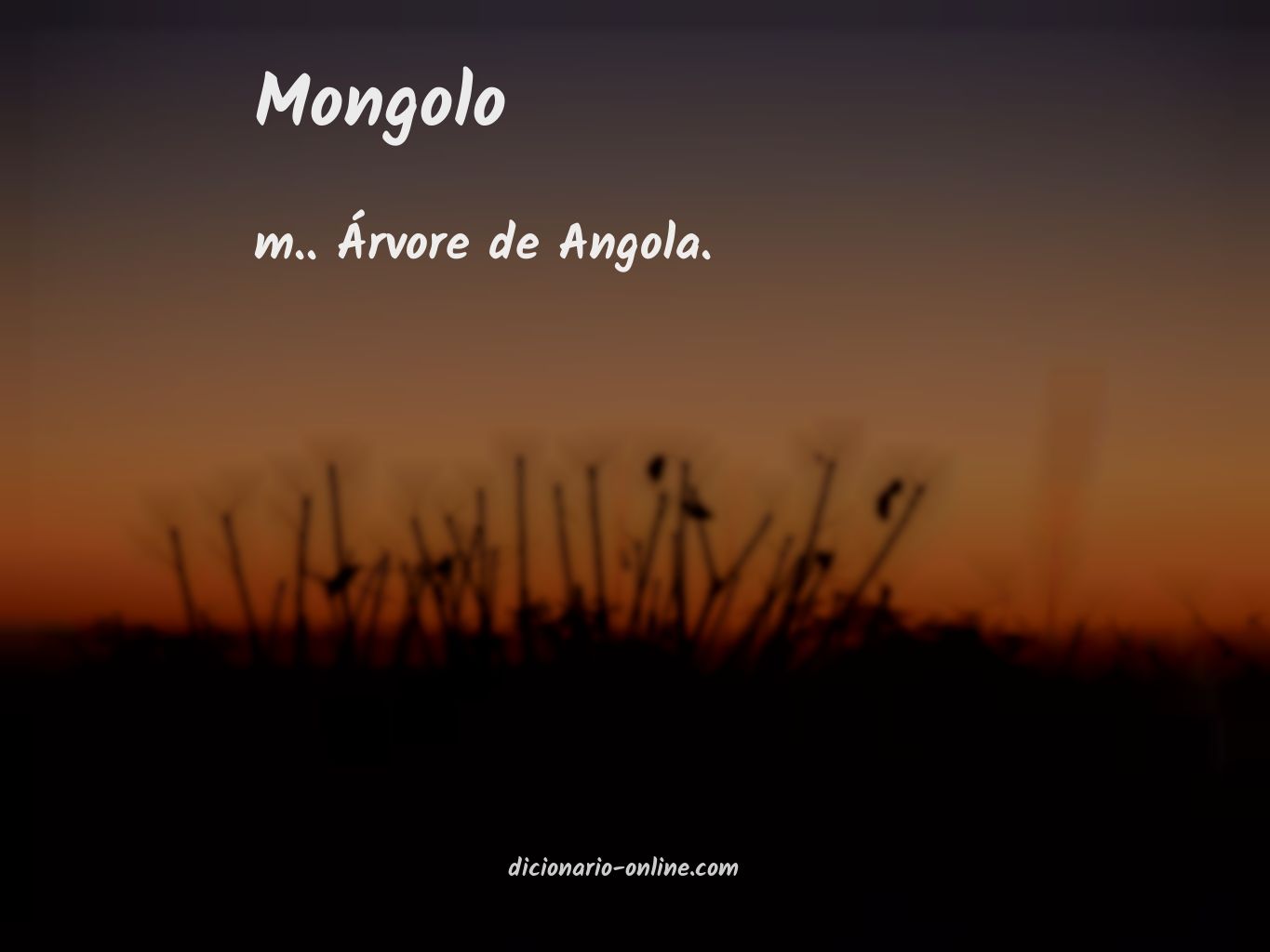 Significado de mongolo
