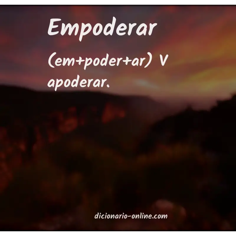 Significado de empoderar