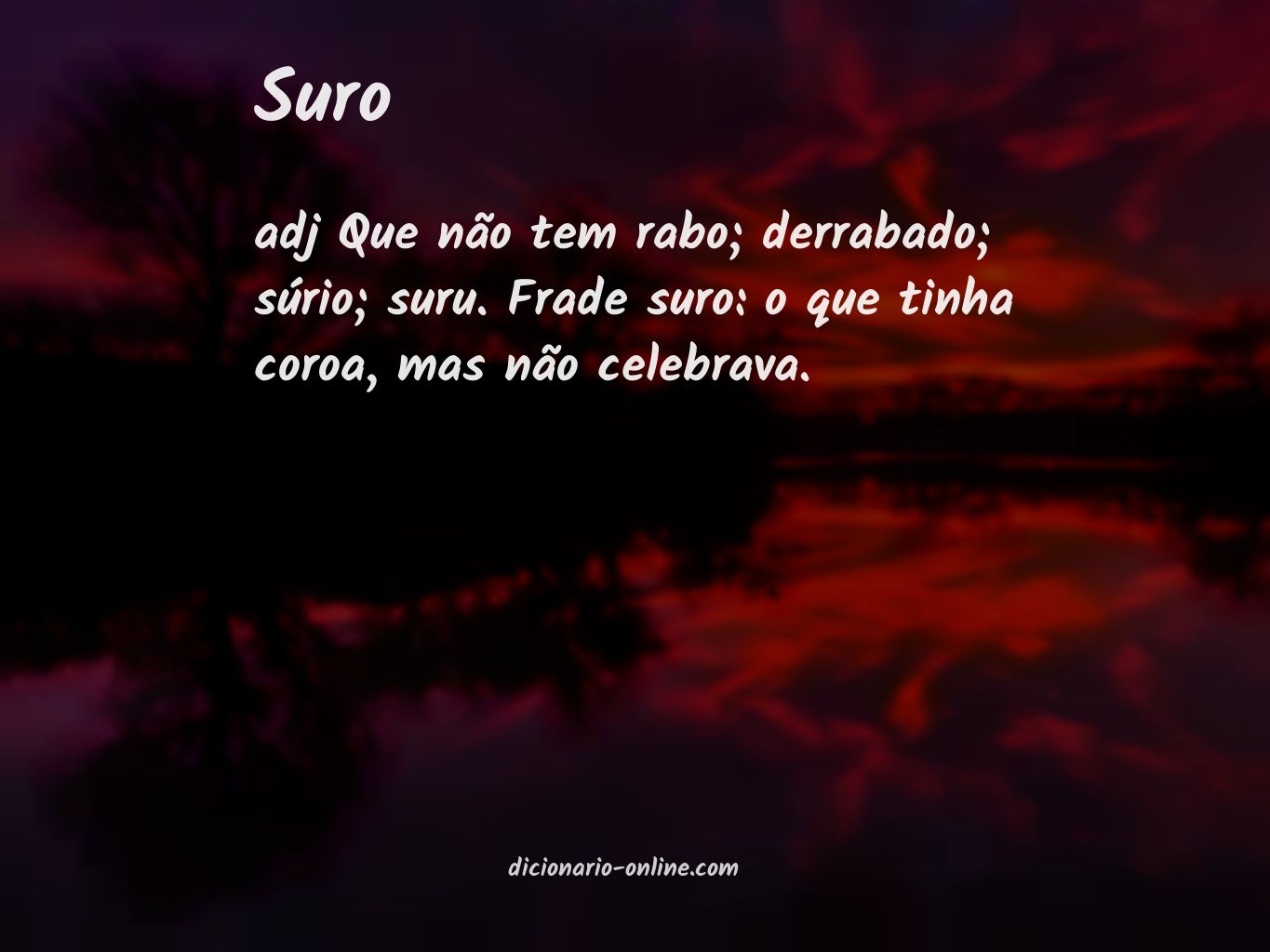 Significado de suro