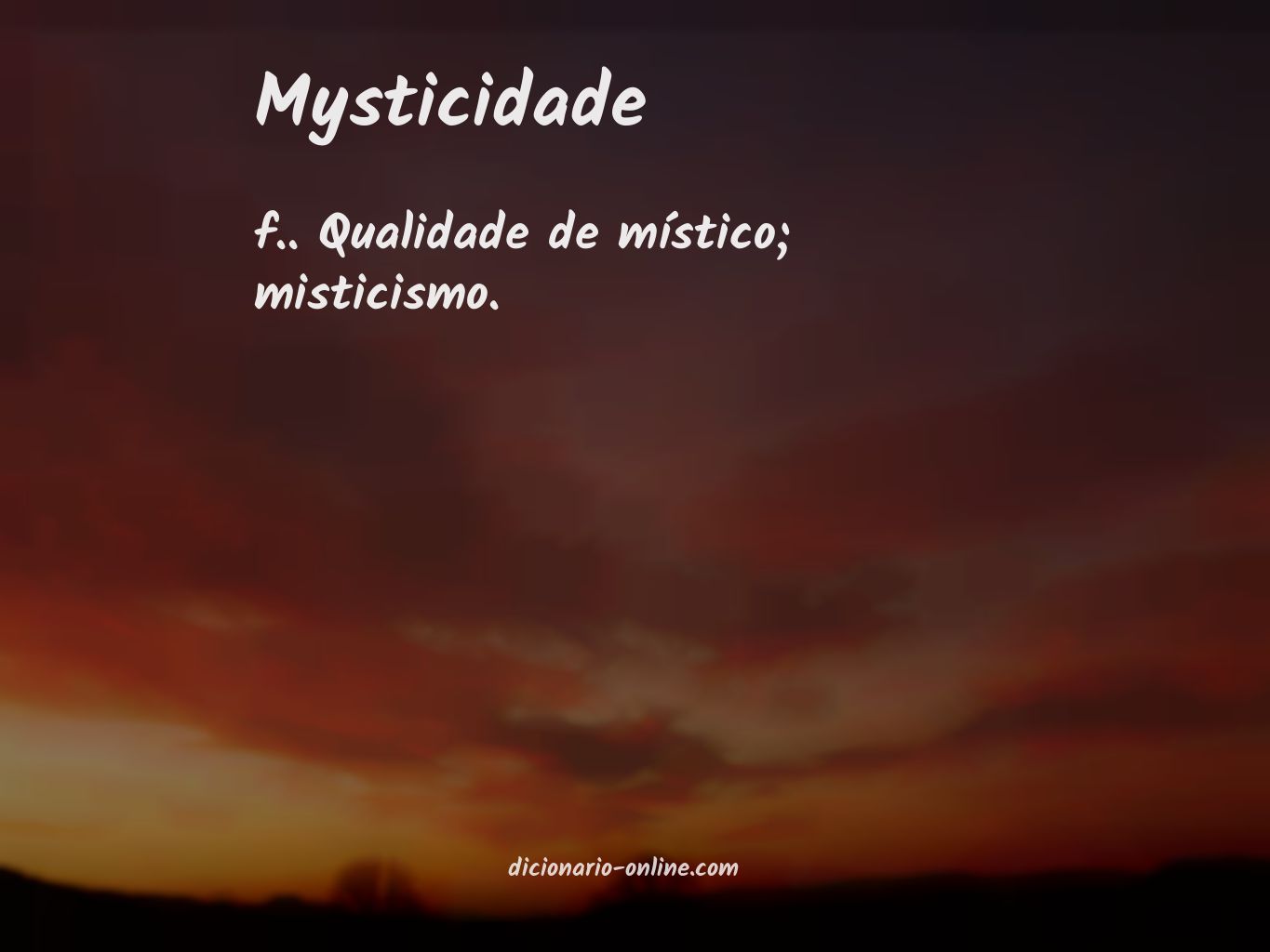 Significado de mysticidade