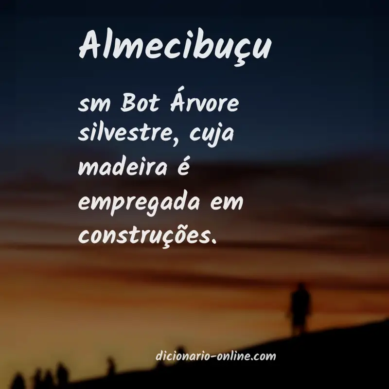 Significado de almecibuçu