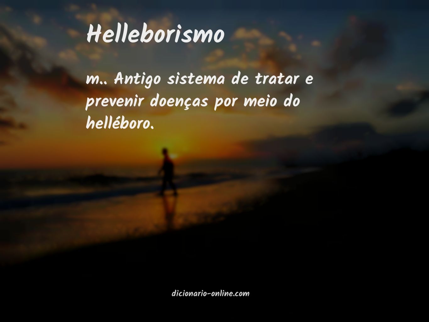 Significado de helleborismo