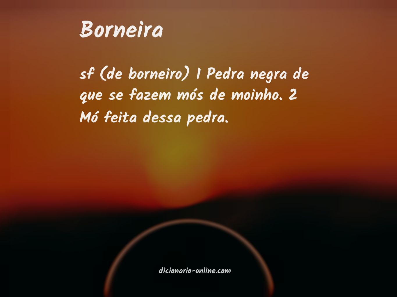 Significado de borneira