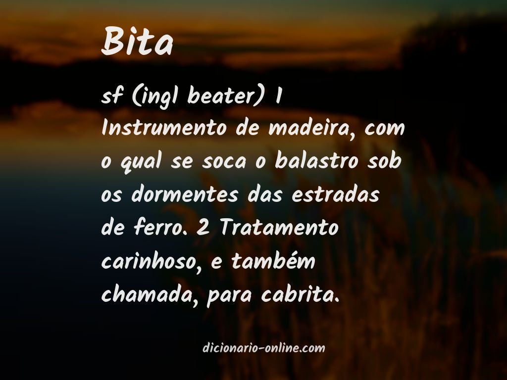 Significado de bita