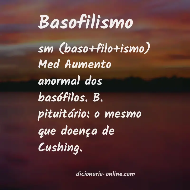 Significado de basofilismo