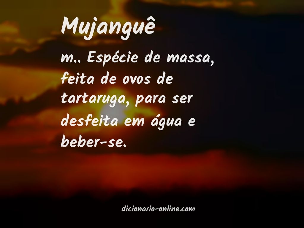 Significado de mujanguê