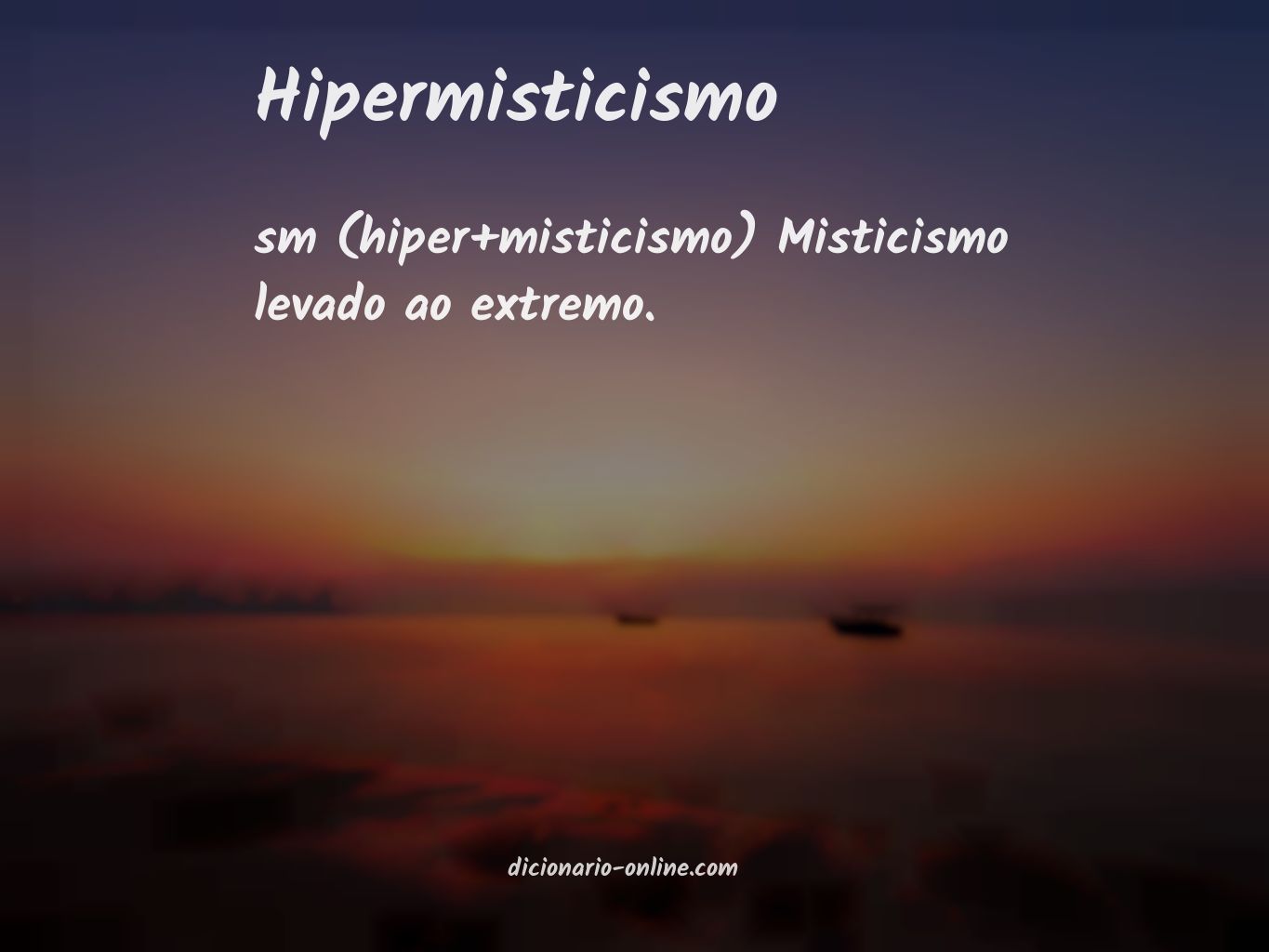 Significado de hipermisticismo