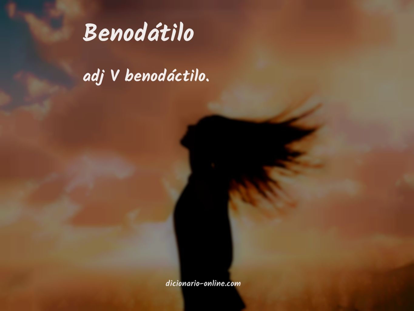 Significado de benodátilo