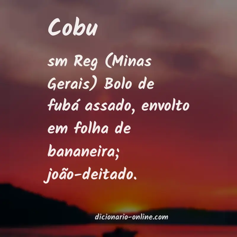 Significado de cobu