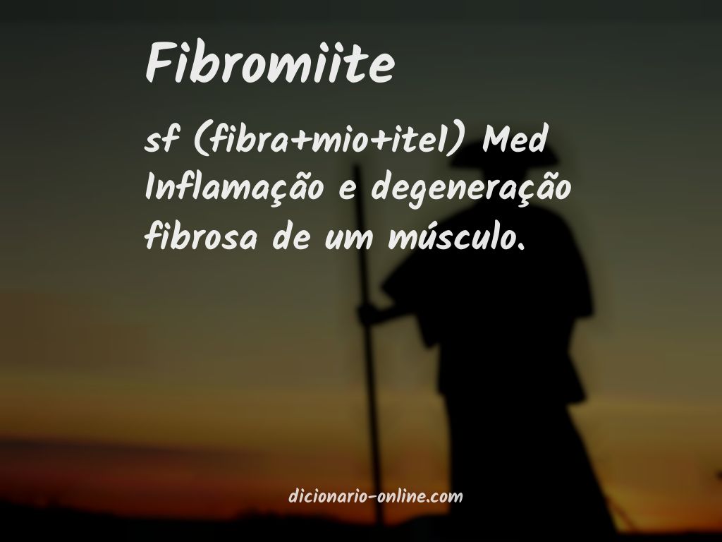 Significado de fibromiite