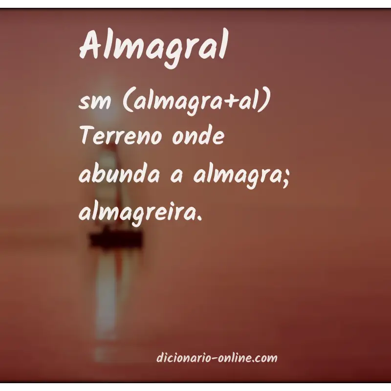 Significado de almagral