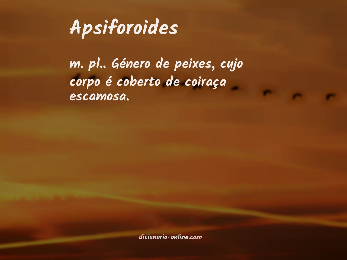 Significado de apsiforoides