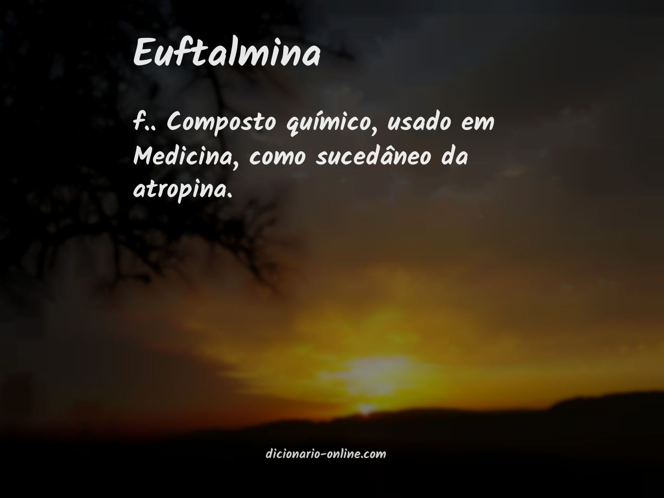Significado de euftalmina