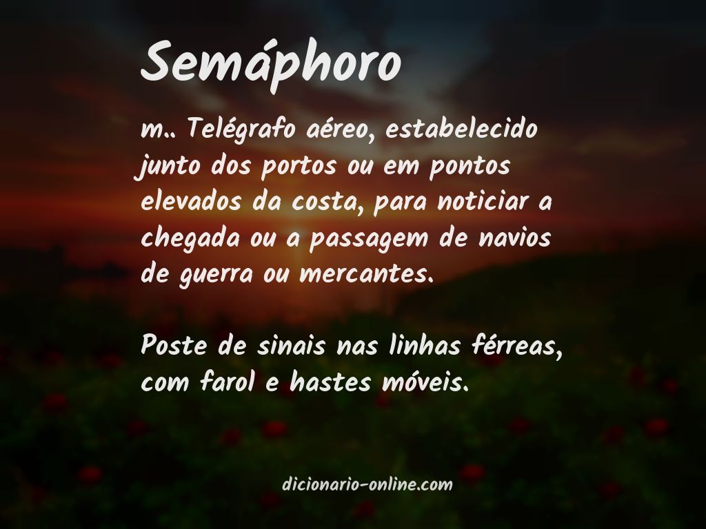 Significado de semáphoro