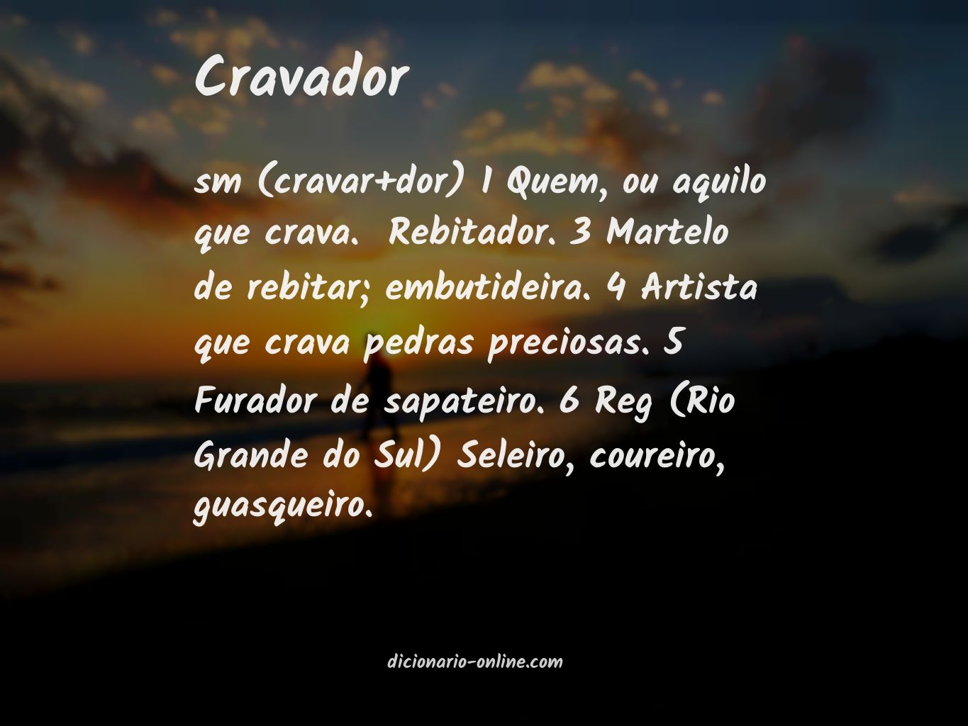 Significado de cravador