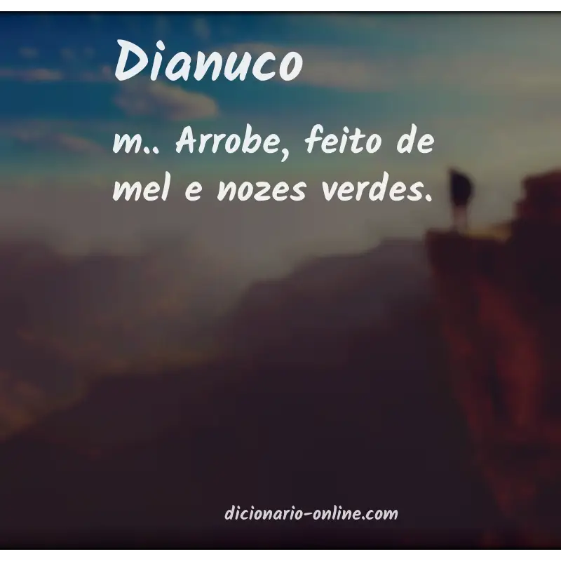 Significado de dianuco