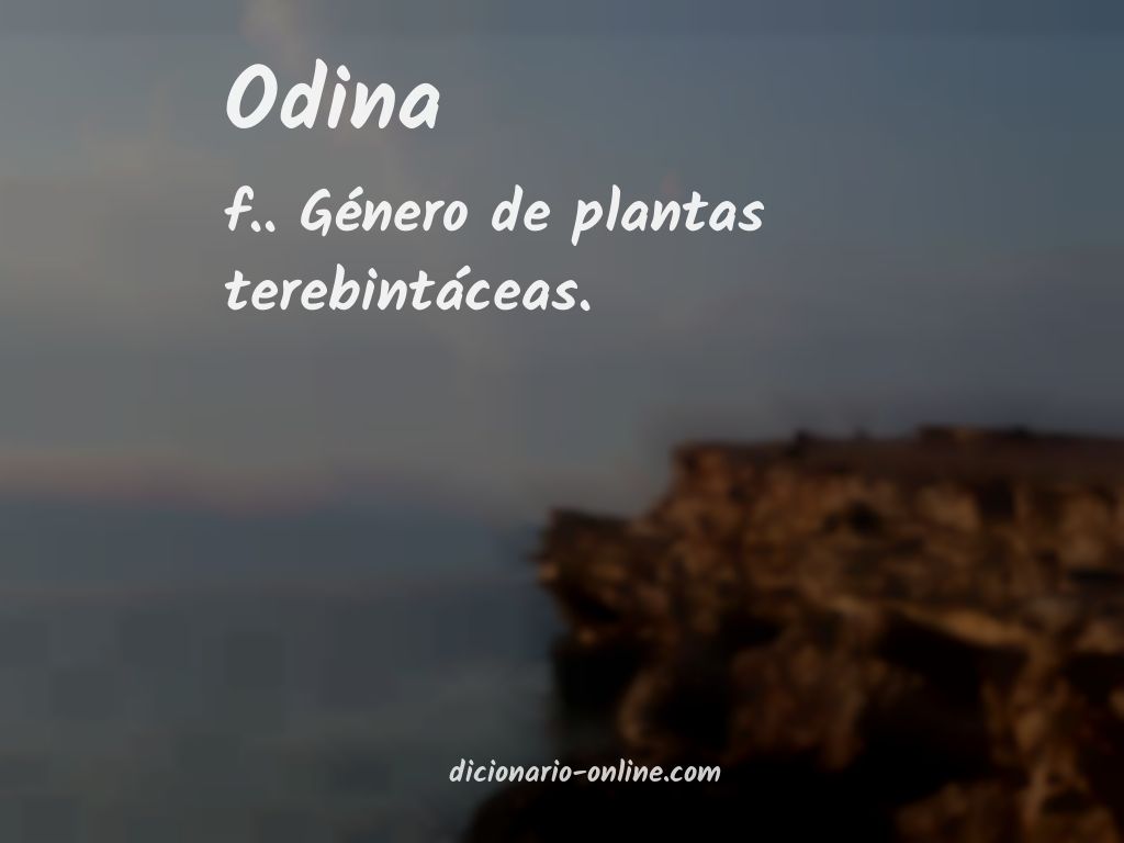 Significado de odina