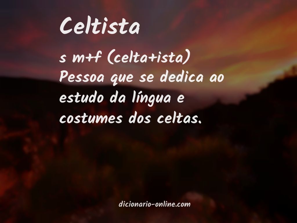 Significado de celtista