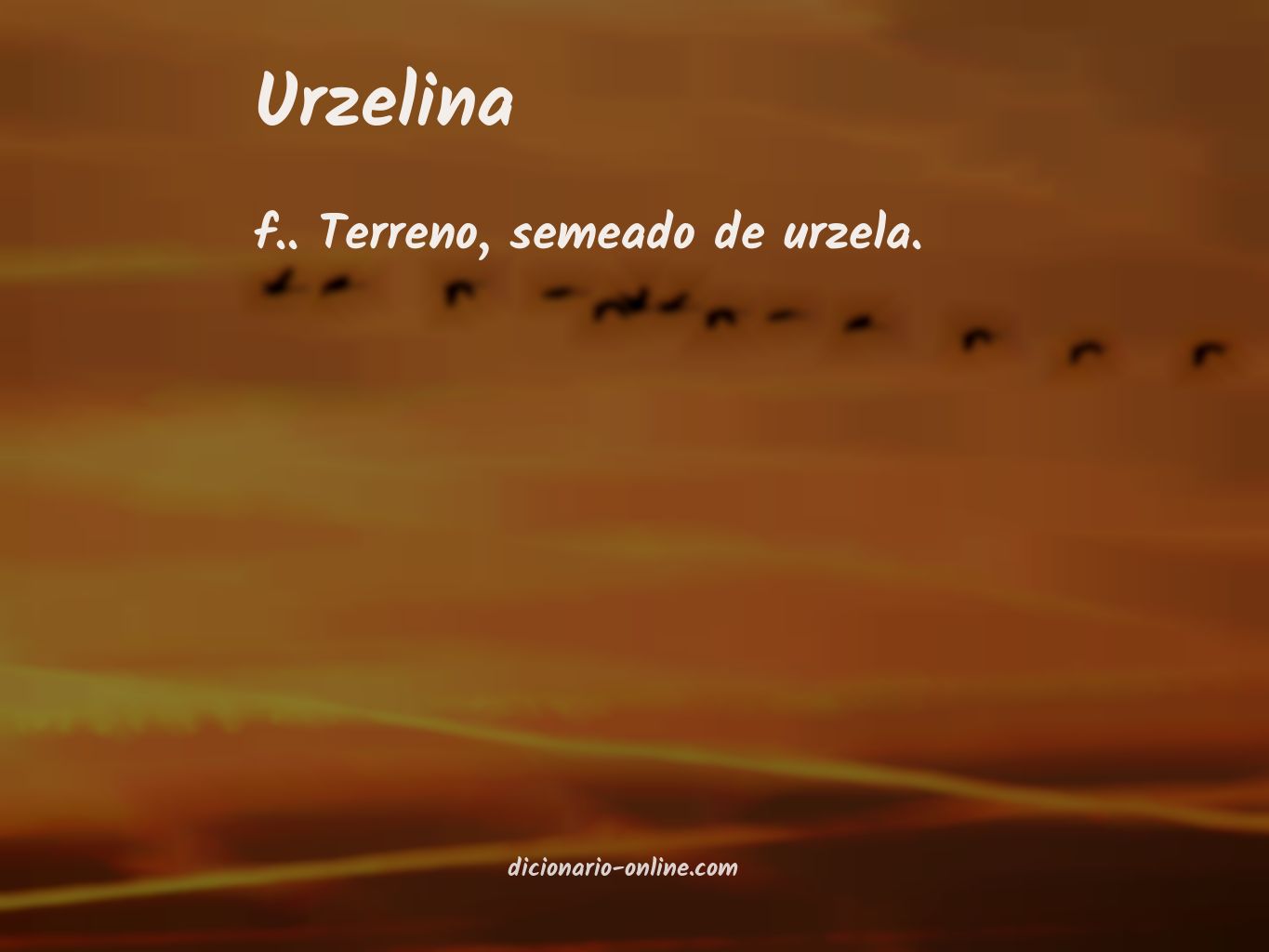 Significado de urzelina
