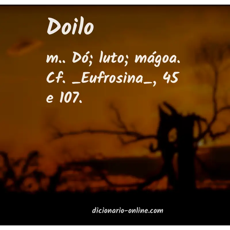 Significado de doilo