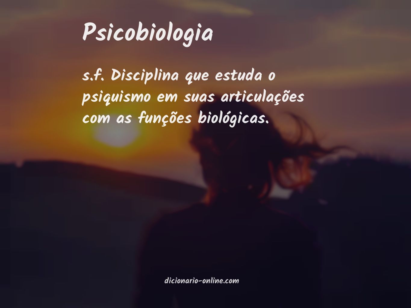 Significado de psicobiologia