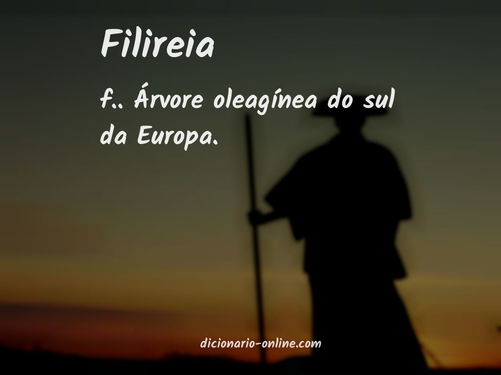 Significado de filireia