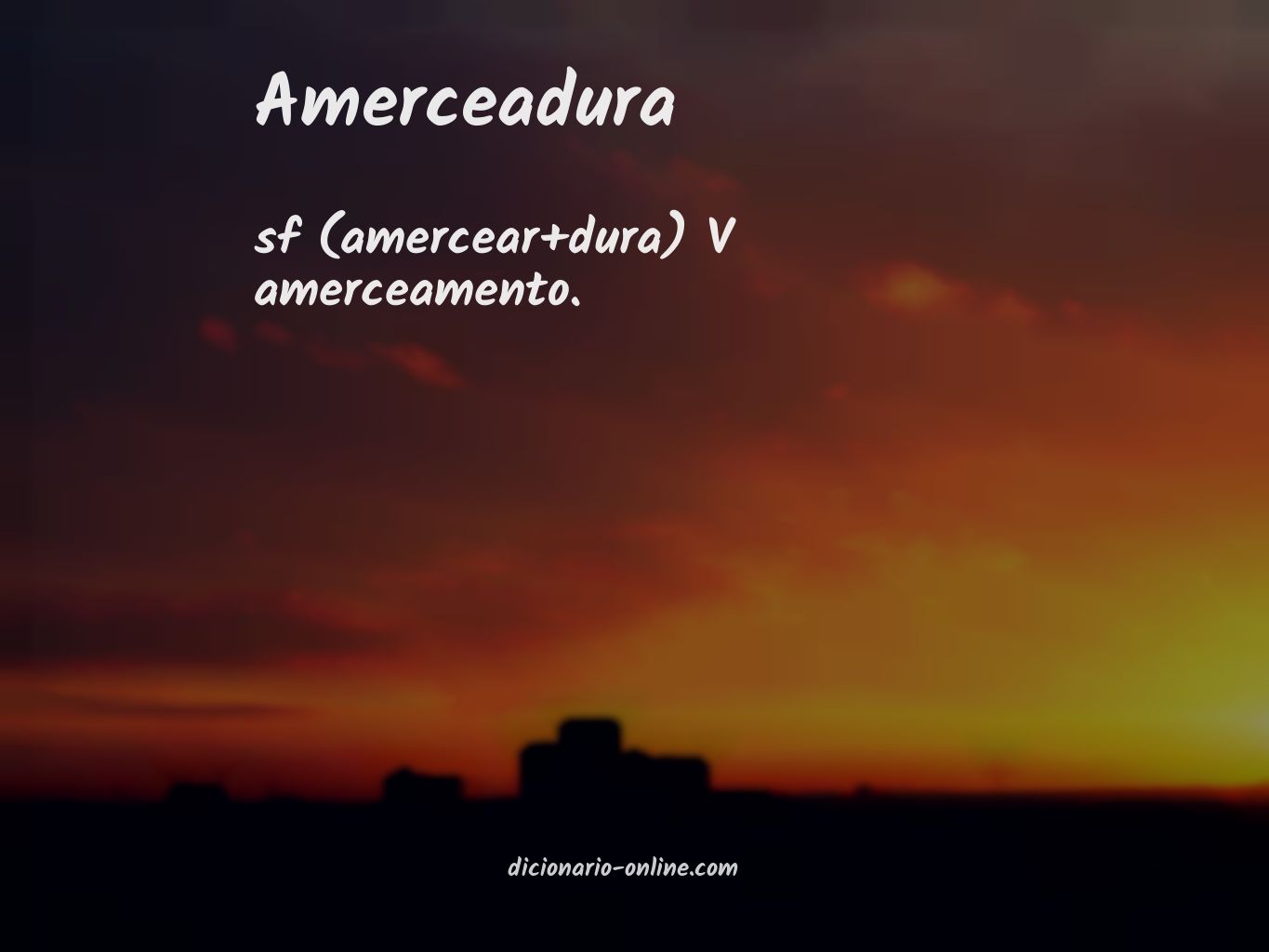 Significado de amerceadura