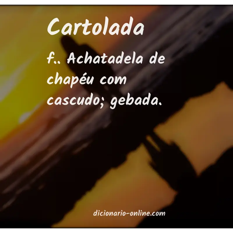Significado de cartolada