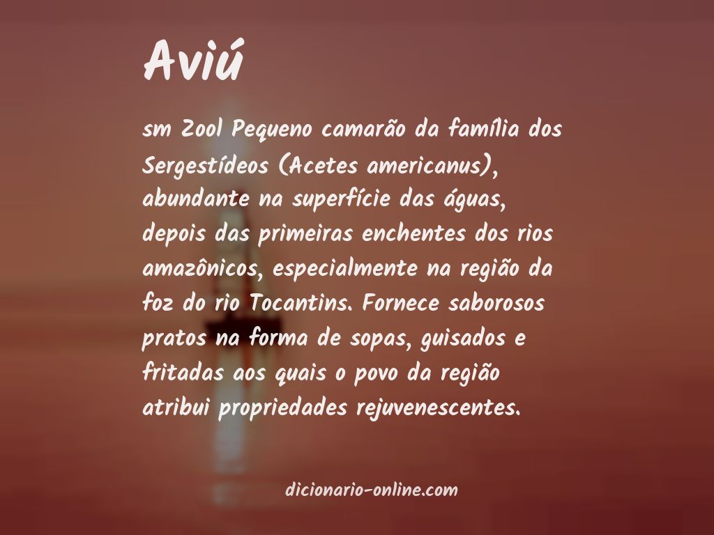 Significado de aviú