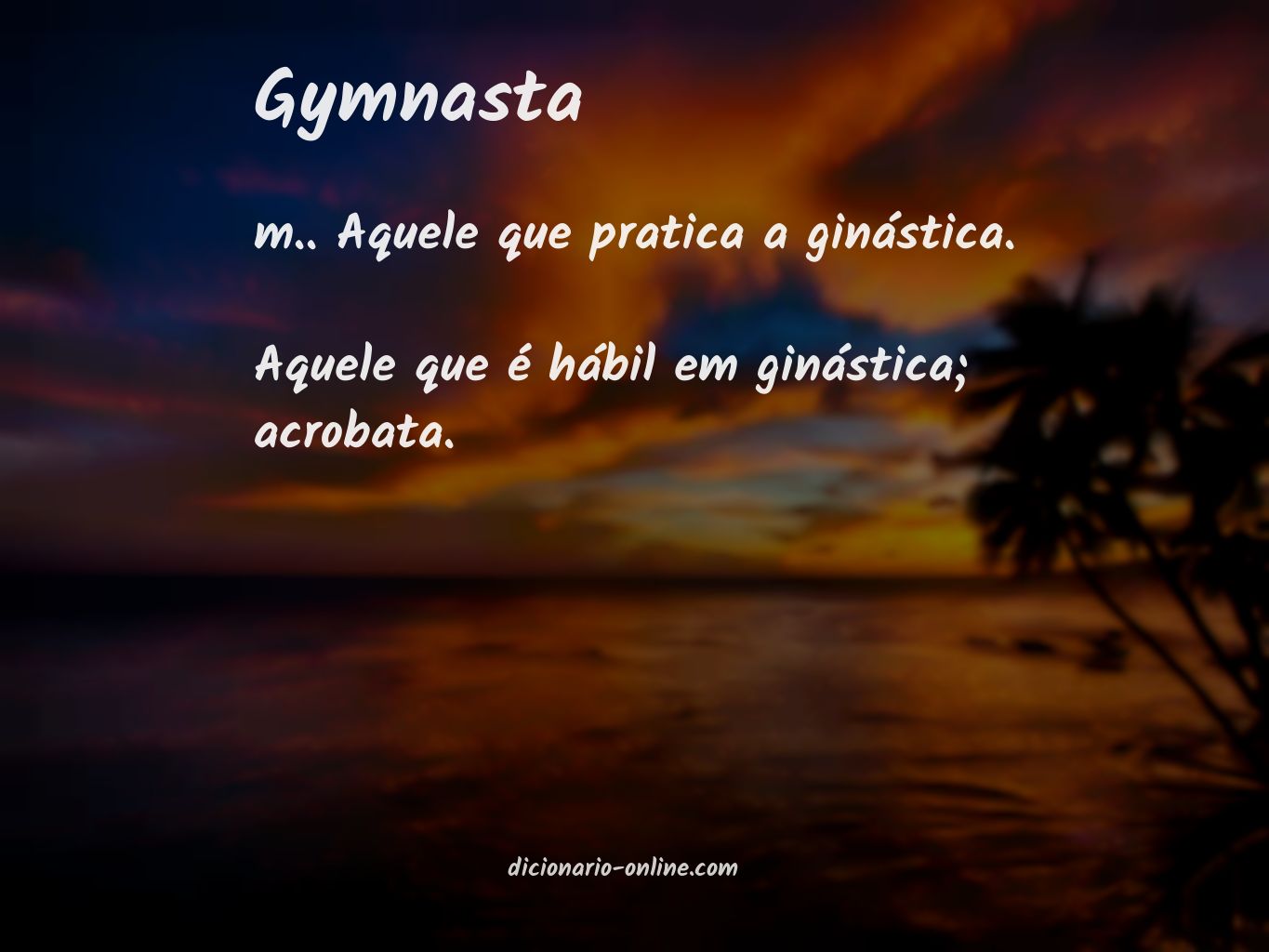 Significado de gymnasta