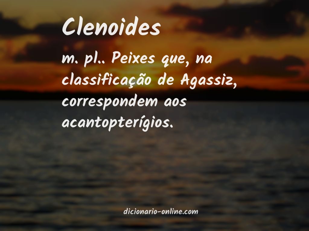 Significado de clenoides