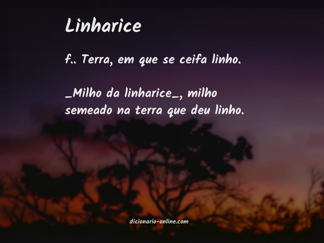 Significado de linharice