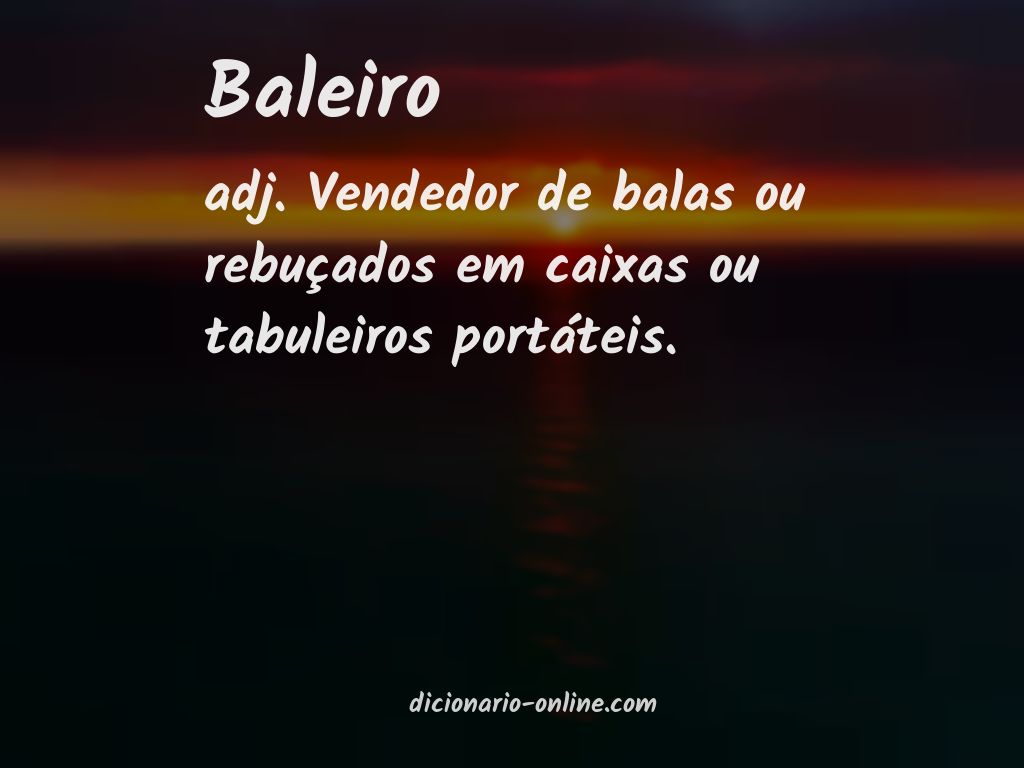 Significado de baleiro