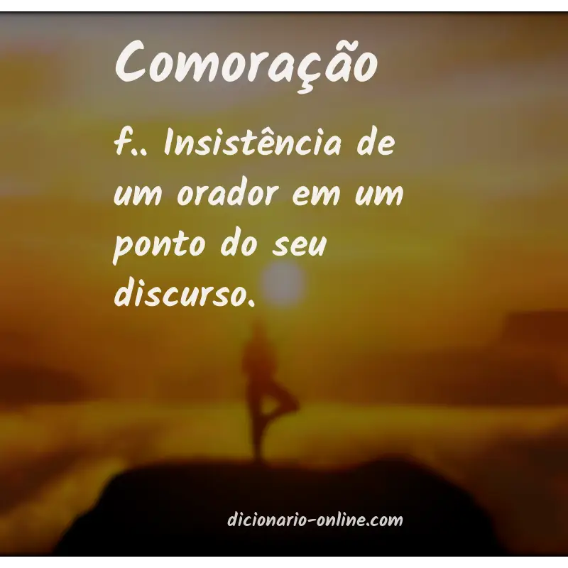 Significado de comoração