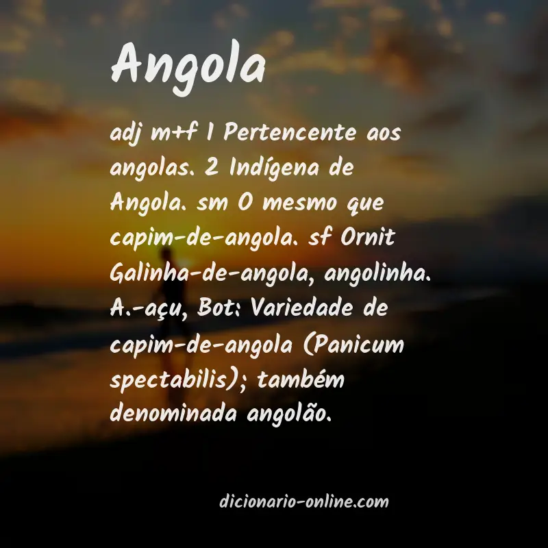 Significado de angola