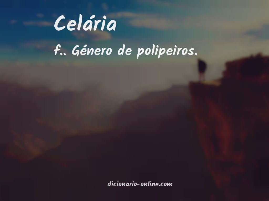 Significado de celária