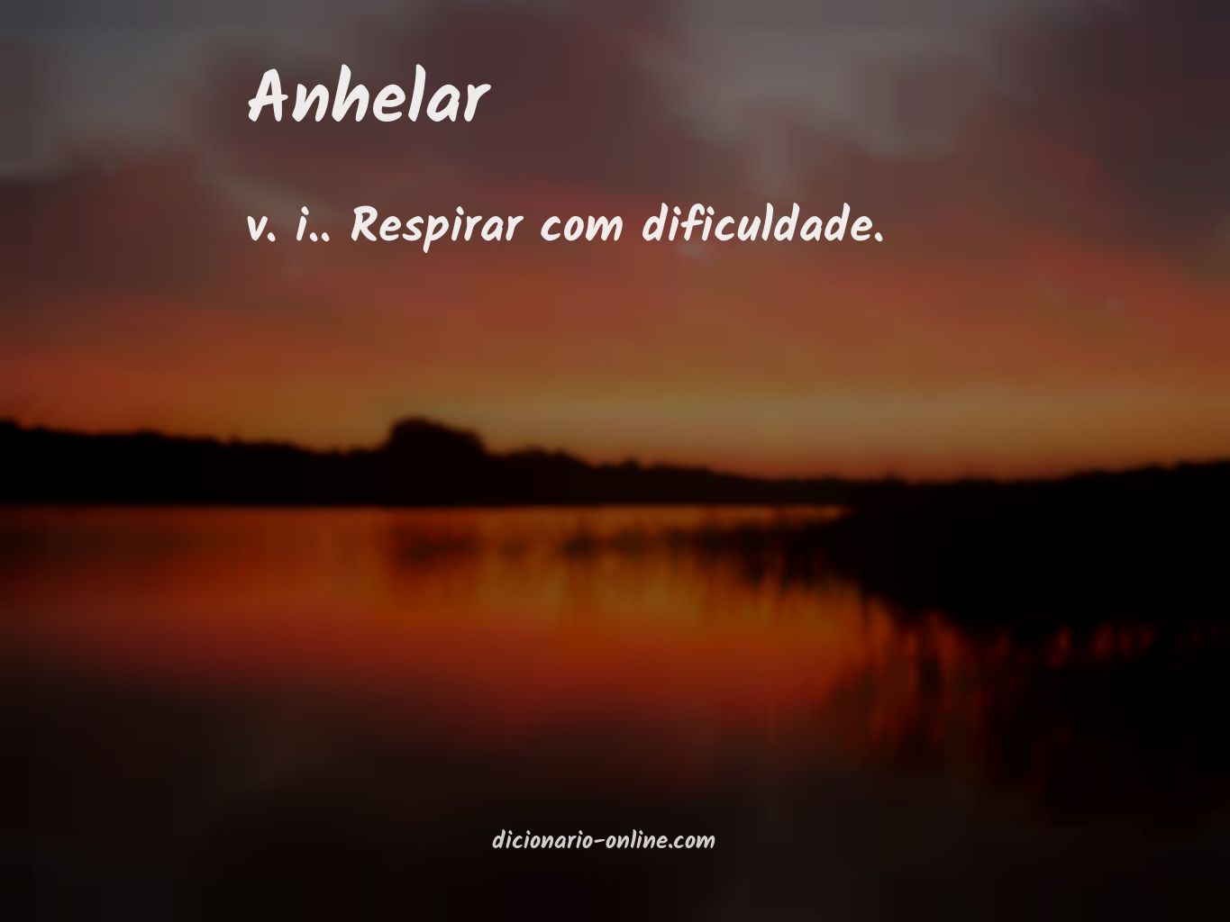 Significado de anhelar